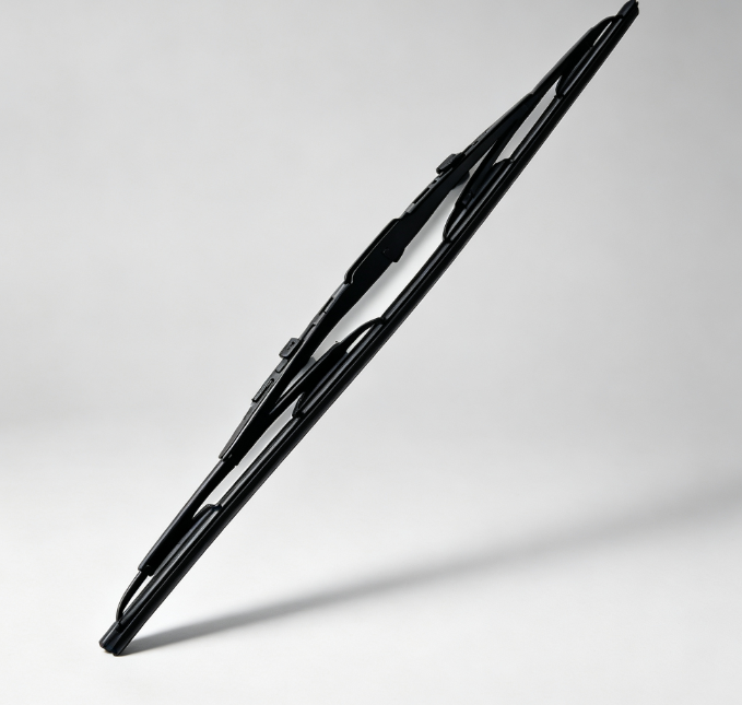 Metal Frame Wiper Blade features an articulated frame, rubber wiping edge, and compatible connector options for routine automotive replacement and wholesale supply.